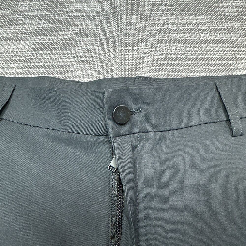 Jack Archer Pants Mens 35x30 Jetsetter Space Black Golf Chino 4 Way Stretch - Picture 6 of 12